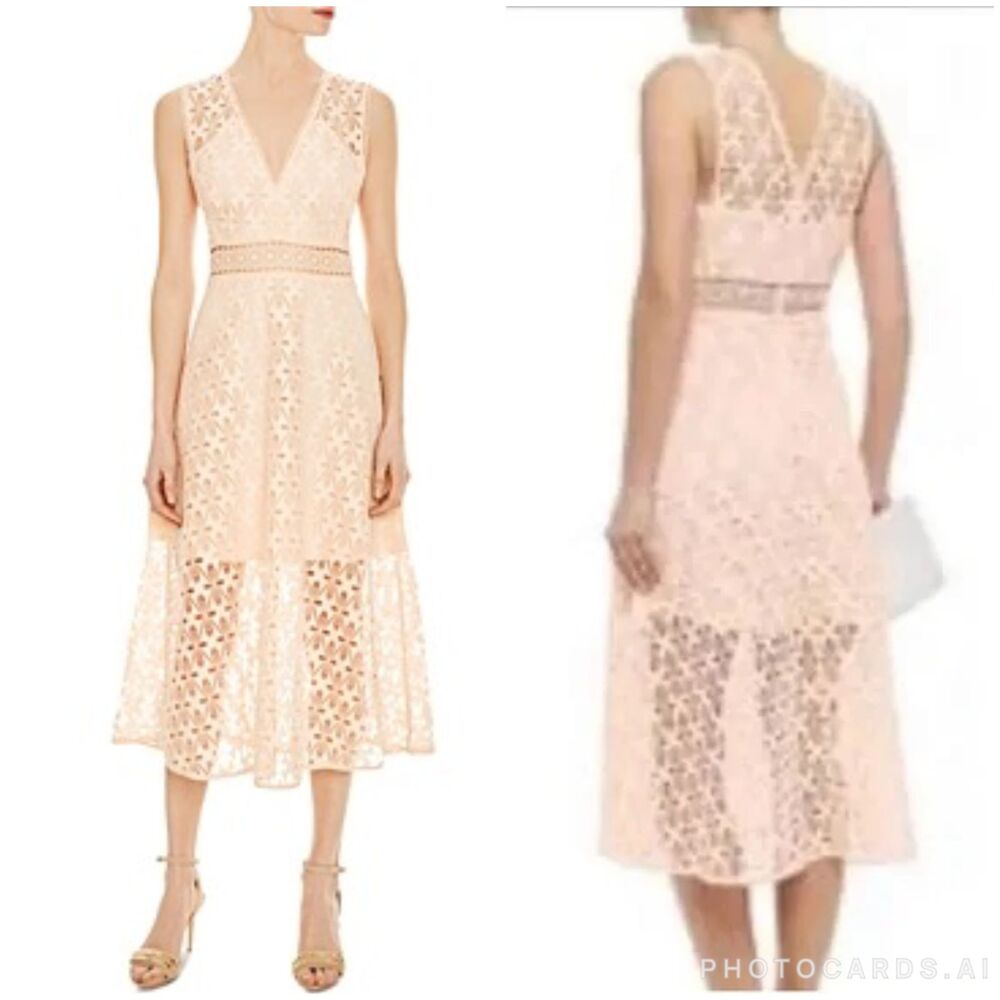 NWOT Sandro Bilali Guipure Lace Dress Women Size 2 - S/M - Picture 16 of 16